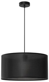 Lampadario a sospensione con filo LOFT SHADE 1xE27/60W/230V diametro 40 cm nero