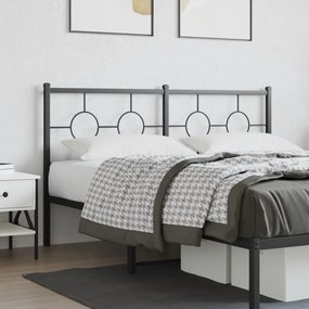 Testiera İn Metallo Nero 160 Cm /