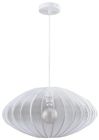 Lampadario a sospensione con filo KINU 1xE27/20W/230V diametro 50 cm bianco