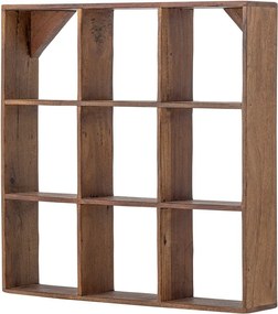 Mensola di colore naturale in legno riciclato con ripiani multipli 53 cm Tilo – Bloomingville