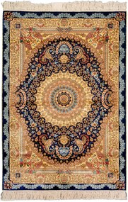 Hereke Tappeto 140 x 100 Beige (Cina) Annodato A Mano