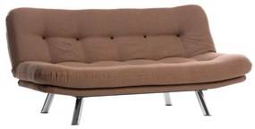 Divano letto 2 posti BINA, marrone chiaro