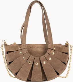 Borsa a mano in camoscio fatta a mano Mini