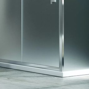Doccia angolare 150x90 vetro satinato anta scorrevole KF5000S - KAMALU
