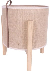 Spot-Light 73709174 - Lampada da tavolo CASIOPEA 1xE27/40W/230V rovere