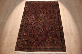 Sarouk Tappeto 150x100 (Iran) Annodato A Mano