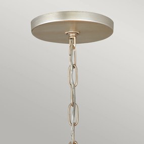 Lampadario Contemporaneo Reverie Acciaio Oro Champagne 8 Luci E14