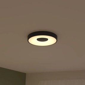 Plafoniera LED design Piazo, bianco Ø 38 cm, luce con 3 temperature di colore, 2500 lumen INSPIRE