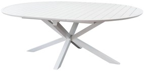 ARTORIUS - tavolo rotondo da giardino in alluminio allungabile 150/200 x 150