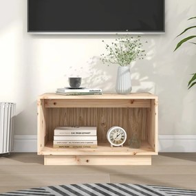Mobile Porta Tv 60x35x35 Cm İn Legno Massello Di Pino /