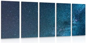 Quadri 5 pezzi – Splendida Via Lattea tra le stelle
