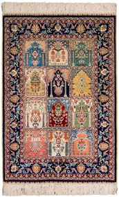 Hereke Tappeto 90 x 60 Beige (Cina) Annodato A Mano
