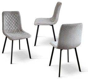 AULENA - sedia di design moderno in velluto