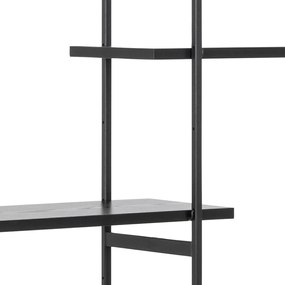 Libreria nera 172x188x27 cm Angus – Actona