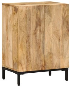 Credenza 53x35x72 Cm İn Legno Massello Di Mango /