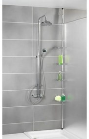 Mensola telescopica per bagno in acciaio inox - Maximex