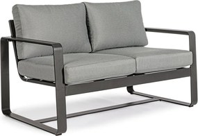 Divano da giardino in alluminio grigio Merrigan - Bizzotto