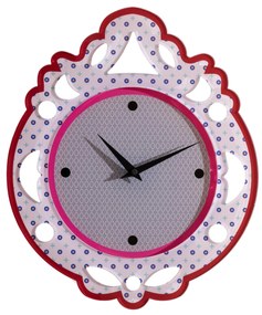 Vesta Orologio in plexiglass di design MADAME - 3 varianti colore MULTICOLOR1