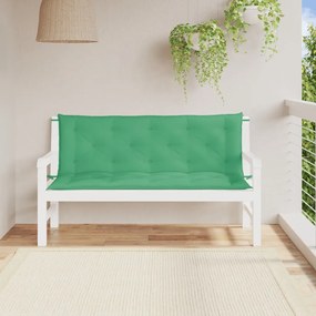 Cuscini Per Panca 2 Pz Verdi 150x50x7 Cm İn Tessuto Oxford /