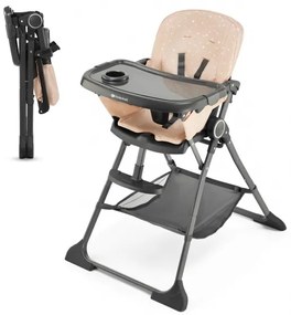 KINDERKRAFT - Sedia da pranzo per bambini FOLDEE rosa