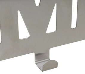 Appendiabiti in metallo argento opaco 32 cm Home - Casa Selección