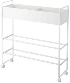 Scarpiera da bambini in metallo bianco 74,5x74,5x22 cm Tower - YAMAZAKI