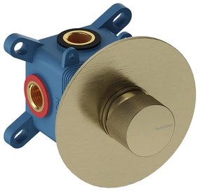 Rubinetto per doccia ad incasso monocomando Loop K oro lucido SANYCCES