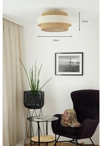 Brilagi - Lampadario a plafone SPACE LIGHT 1xE27/15W/230V diametro 50 cm beige/color crema
