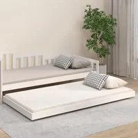 Giroletto Bianco 80x200 cm in Legno Massello di Pino 823500