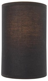 Lampada da parete moderna nera e oro - Simple Drum