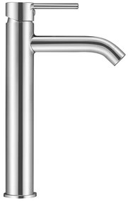 Rubinetto per lavabo getto laminare cristallino MIA cromato lucido SENSEA H 29 cm