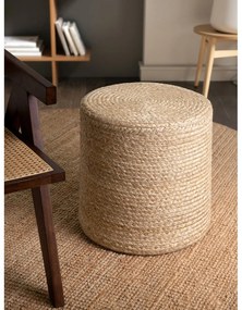 Poggiapiedi di colore naturale Jutta Gold – Hanse Home