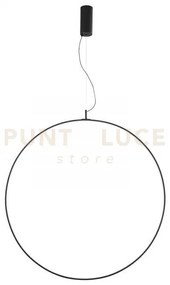 Lampadario a sospensione led toorx nera 50w 5630lm cct 3000 4000 65...