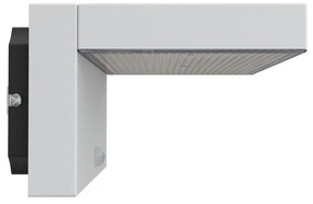 Applique LED Solare Minimal Bianca con Sensore di Movimento Colore Bianco Naturale 4.000K