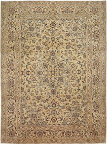 Kashan Tappeto persiano 270x360 Beige (Iran) Annodato A Mano
