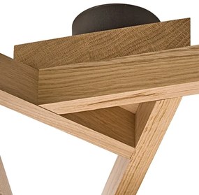 Plafoniera ANTONIO 3xE14/40W/230V rovere