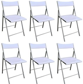 LUCIE - sedia pieghevole salvaspazio set da 6 quadro