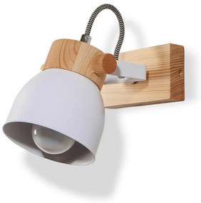 Luce Spot da parete VIANA 1xE27/60W/230V