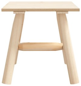 Tavolino 49x49x60 cm in legno massello di abete rosso