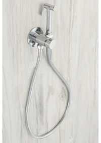 REA-B4106-Bidet. miscelatore per bidet con doccetta per installazione a incasso LUNGO, cromo lucido