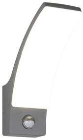 Illuminazione esterna LED con sensore di movimento da parete (altezza totale 22,5 cm) Beja – Trio