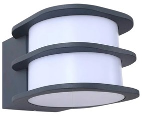 Lindby - Fyra Round LED Smart All'aperto Applique da Parete Grigio Lindby