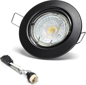 Aigostar - Set di 3 faretti da incasso LED 1x GU10/4,5W/230V 4000K nero