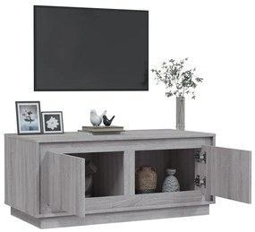 Tavolino da salotto grigio sonoma 102x50x44cm legno multistrato