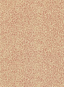 Morris & Co Carta da parati Standen - Beige/ Brick Red