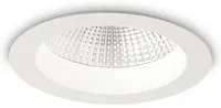 Faretto A Incasso Basic Fi Alluminio Bianco Led 15W 3000K Luce Calda