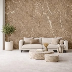 Pannello decorativo effetto marmo set 6 pz 4,3 mt2 PVC in UV 120 x 60 Marmo Beige