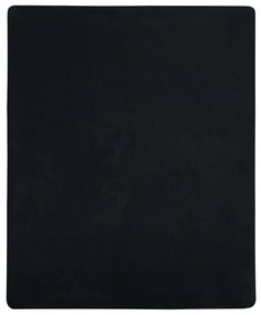 Lenzuolo con Angoli Jersey Nero 140x200 cm Cotone