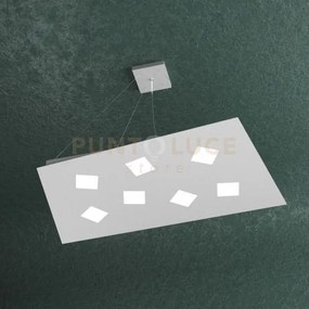 Note sospensione 7 luci grigio 1140-s7-gr