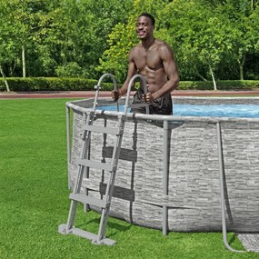 Scaletta Per Piscina Flowclear A 4 Gradini 107 Cm /